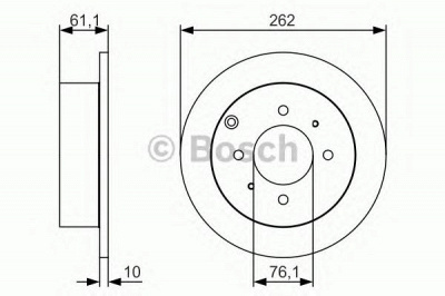 BOSCH 0986479s68 -  Тормозной диск