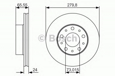 BOSCH 0986479s70 -  Тормозной диск