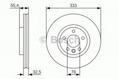 BOSCH 0986479s72 -  Тормозной диск