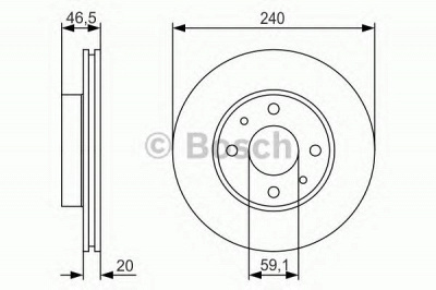 BOSCH 0986479s74 -  Тормозной диск