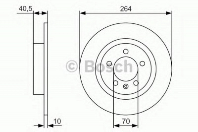BOSCH 0986479s88 -  Тормозной диск