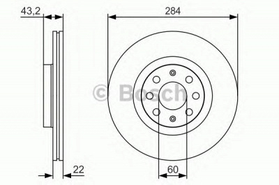 BOSCH 0986479s91 -  Тормозной диск