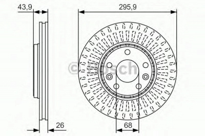 BOSCH 0986479s93 -  Тормозной диск
