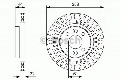 BOSCH 0986479u50 -  Тормозной диск