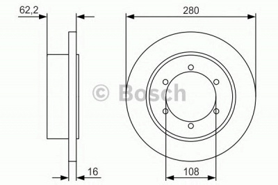 BOSCH 0986479v14 -  Диск тормозной
