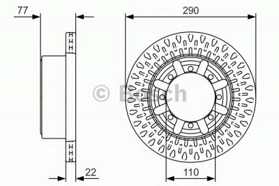 BOSCH 0986479v18 -  Тормозной диск