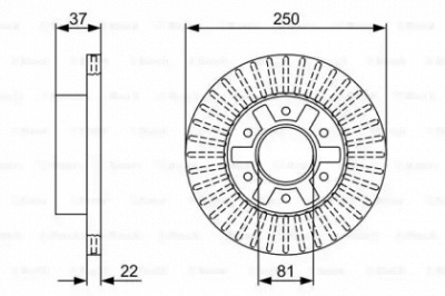 BOSCH 0986479v66 -  Тормозной диск