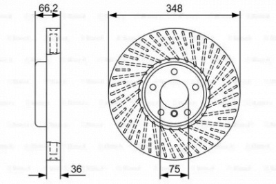 BOSCH 0986479w20 -  Тормозной диск