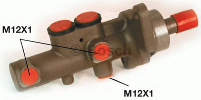 BOSCH 0986480879 -  Главный тормозной цилиндр