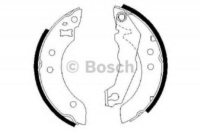 BOSCH 0986487035 -  Комплект тормозных колодок