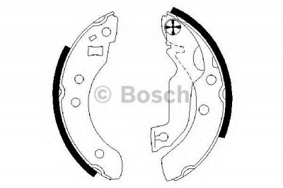 BOSCH 0986487133 -  Комплект тормозных колодок
