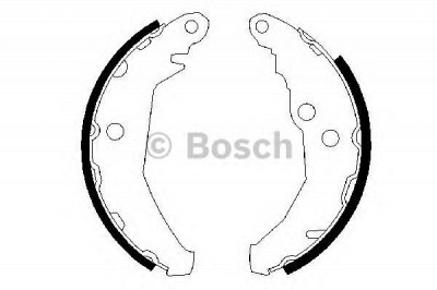 BOSCH 0986487195 -  Комплект тормозных колодок