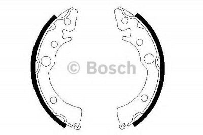 BOSCH 0986487233 -  Комплект тормозных колодок