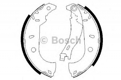 BOSCH 0986487255 -  Комплект тормозных колодок