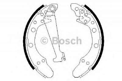 BOSCH 0986487270 -  Комплект тормозных колодок