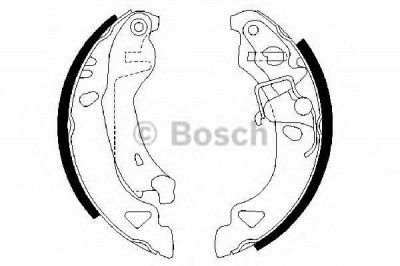 BOSCH 0986487317 -  Комплект тормозных колодок
