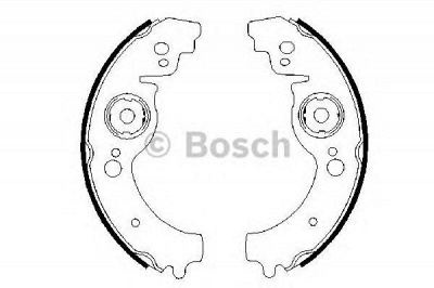 BOSCH 0986487334 -  Комплект тормозных колодок