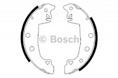 BOSCH 0986487336 -  Комплект тормозных колодок