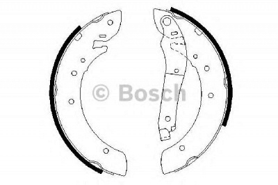BOSCH 0986487341 -  Комплект тормозных колодок