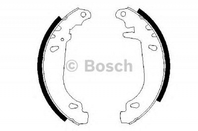 BOSCH 0986487346 -  Комплект тормозных колодок