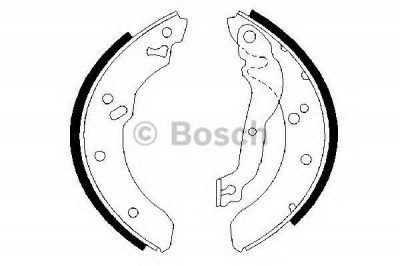 BOSCH 0986487409 -  Комплект тормозных колодок
