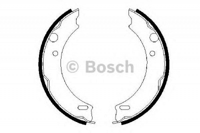 BOSCH 0986487412 -  Комплект тормозных колодок, стояночная тормозная система