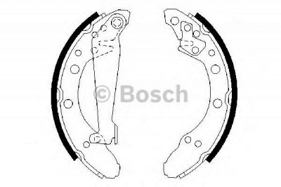 BOSCH 0986487536 -  Комплект тормозных колодок