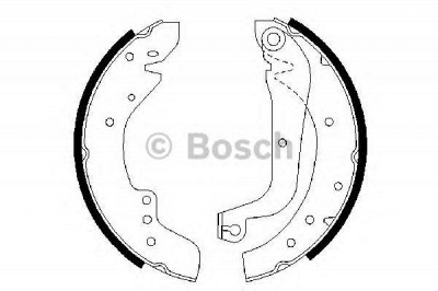 BOSCH 0986487547 -  Комплект тормозных колодок