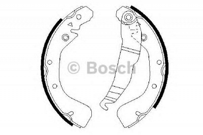 BOSCH 0986487554 -  Комплект тормозных колодок