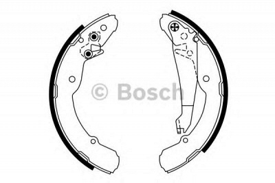 BOSCH 0986487555 -  Комплект тормозных колодок