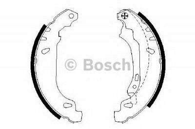 BOSCH 0986487556 -  Комплект тормозных колодок