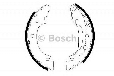 BOSCH 0986487570 -  Комплект тормозных колодок