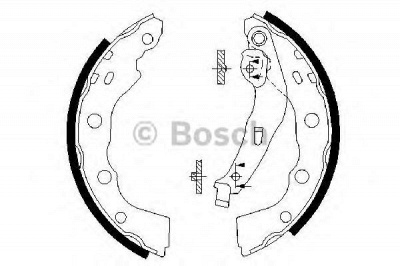 BOSCH 0986487577 -  Комплект тормозных колодок