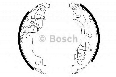BOSCH 0986487597 -  Комплект тормозных колодок