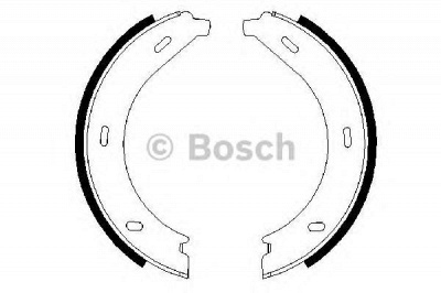 BOSCH 0986487605 -  Комплект тормозных колодок, стояночная тормозная система