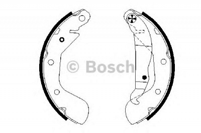 BOSCH 0986487614 -  Комплект тормозных колодок