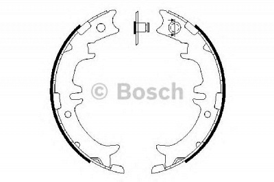 BOSCH 0986487615 -  Комплект тормозных колодок, стояночная тормозная система