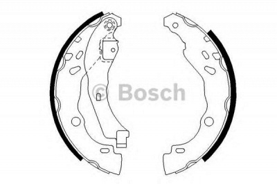BOSCH 0986487627 -  Комплект тормозных колодок