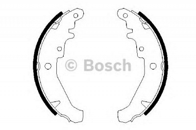 BOSCH 0986487630 -  Комплект тормозных колодок