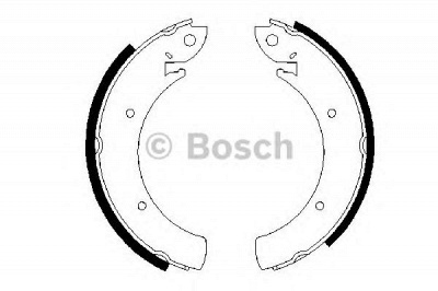 BOSCH 0986487648 -  Комплект тормозных колодок