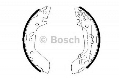 BOSCH 0986487655 -  Комплект тормозных колодок