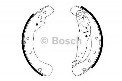 BOSCH 0986487658 -  Комплект тормозных колодок