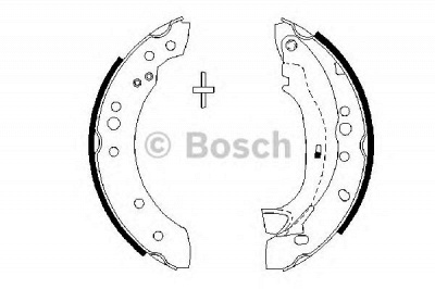 BOSCH 0986487664 -  Комплект тормозных колодок
