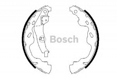 BOSCH 0986487665 -  Комплект тормозных колодок