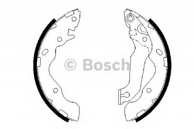 BOSCH 0986487673 -  Комплект тормозных колодок