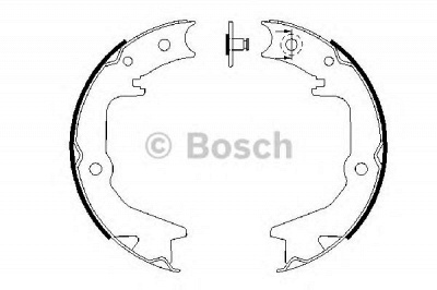 BOSCH 0986487685 -  Комплект тормозных колодок, стояночная тормозная система