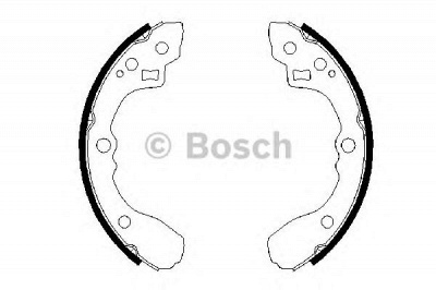 BOSCH 0986487687 -  Комплект тормозных колодок