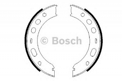 BOSCH 0986487706 -  Комплект тормозных колодок, стояночная тормозная система