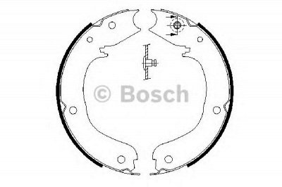 BOSCH 0986487710 -  Комплект тормозных колодок, стояночная тормозная система