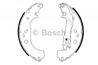 BOSCH 0986487717 -  Комплект тормозных колодок